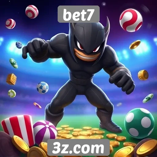 Variedade de jogos disponíveis na plataforma bet7